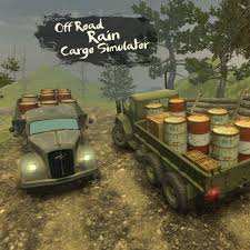 offroad rain cargo simulator